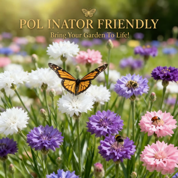 🌼 Premium Cornflower Seeds – The "Unstoppable" Wildflower That Grows Anywhere